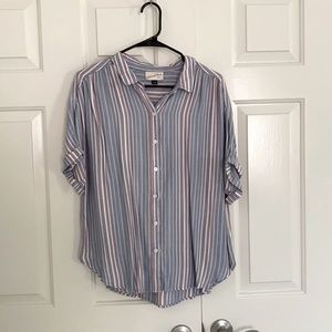 Universal Thread short sleeve blue button down